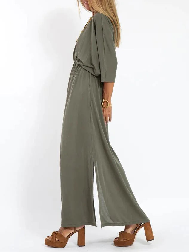 Angelica | Casual Slit Dress