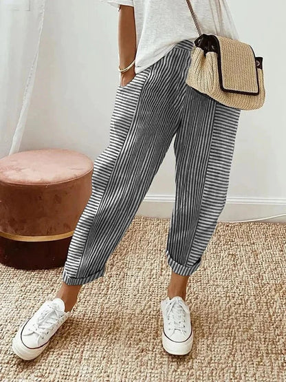 Jasmine™ | Striped Trousers